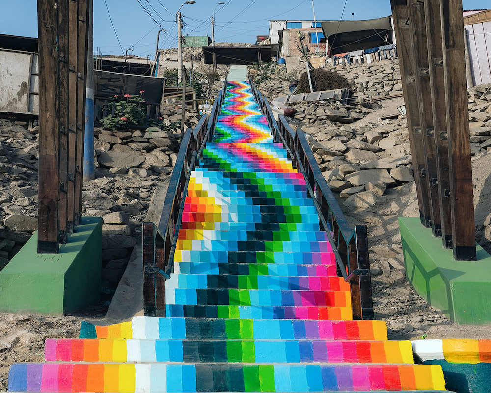 Lima’nın Renkli Merdivenleri