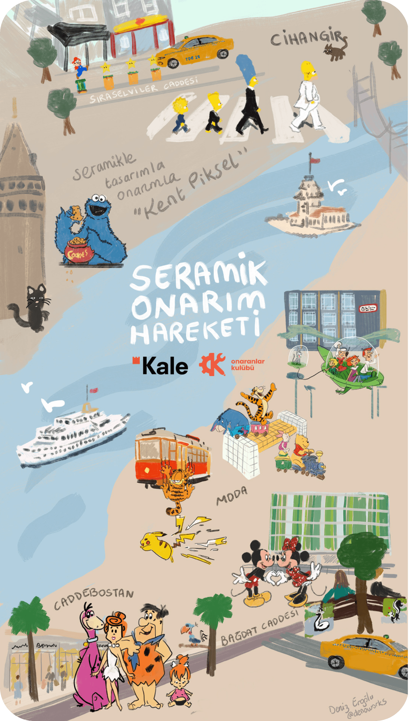 Lokasyon Haritası İllüstrasyonu